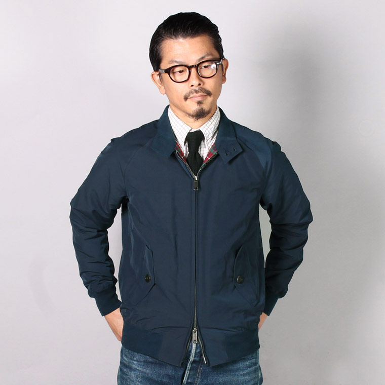 美品　BARACUTA  バラクータ　ハリントンジャケット　G9  ネイビーカラーブルー