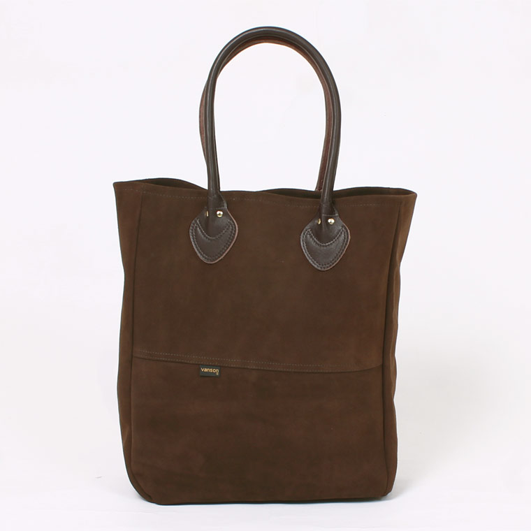 VANSON (バンソン) SUEDE TOTE BAG w/COTTON LINED 19