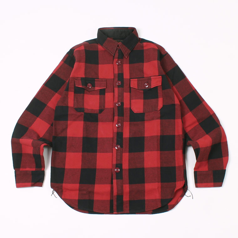 WORKERS (ワーカーズ) FLANNEL OUTDOOR SHIRT - RED BUFFALO CHECK