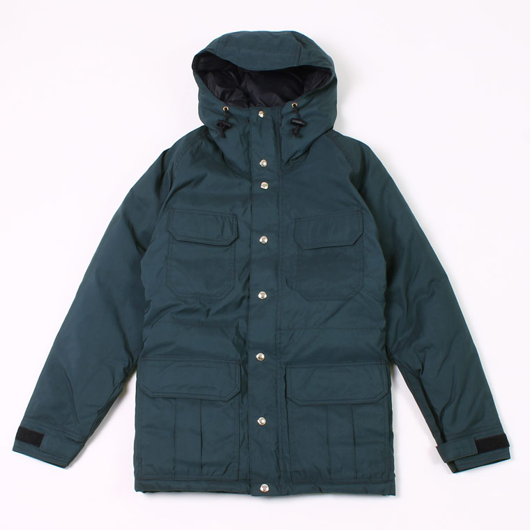 CRESCENT DOWN WORKS (クレセントダウンワークス)  DOWN LINED MOUNTAIN PARKA 60/40 STREAK FREE w/ LOGO SNAP - NAVY_BLACK