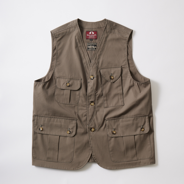 WORKERS (ワーカーズ) W&G VEST HEAVY VENTILE - WOLF GREY