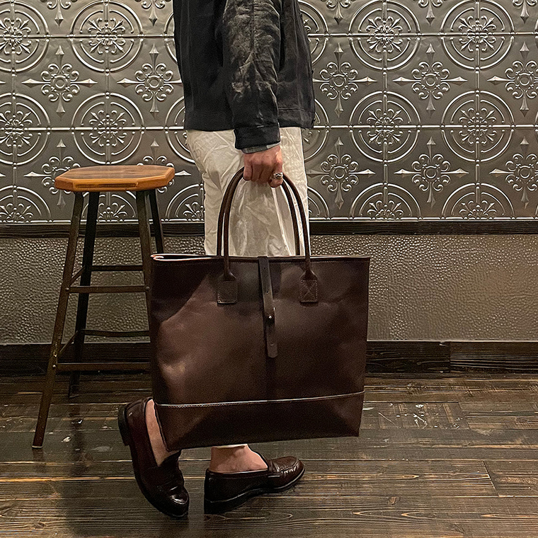 HERITAGE LEATHER (ヘリテイジレザー) ALL LATIGO LEATHER TOTE W 