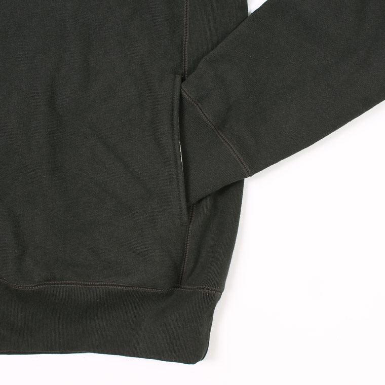 FELCO (フェルコ)  16oz NEW HEAVY WEIGHT TERRY INVERSE WEAVE  SWEAT HOODED PULLOVER - BLACK