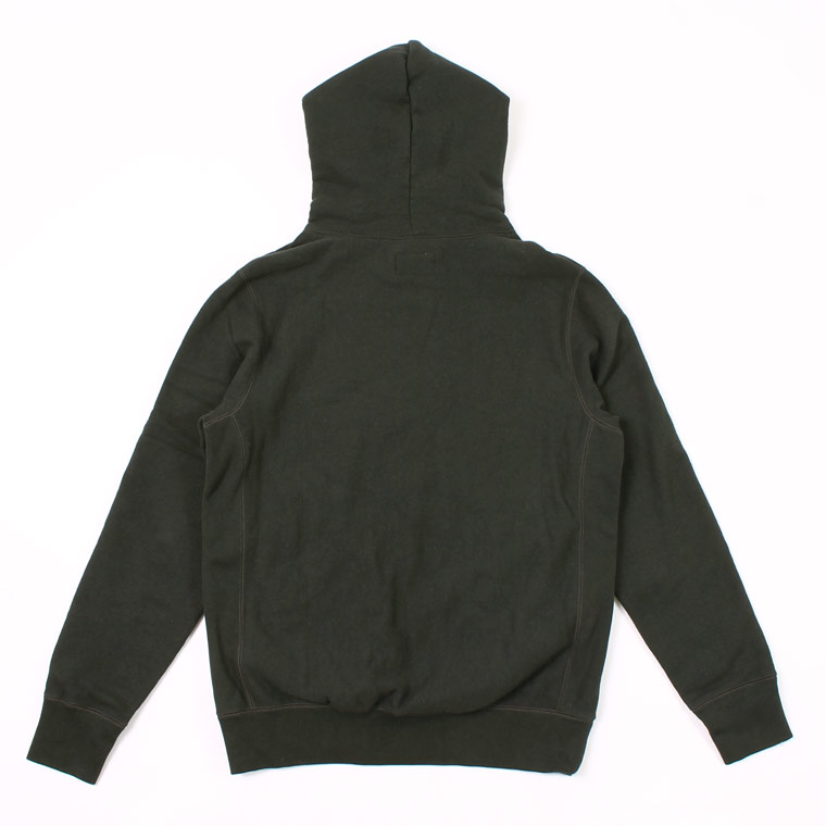 FELCO (フェルコ)  16oz NEW HEAVY WEIGHT TERRY INVERSE WEAVE  SWEAT HOODED PULLOVER - BLACK