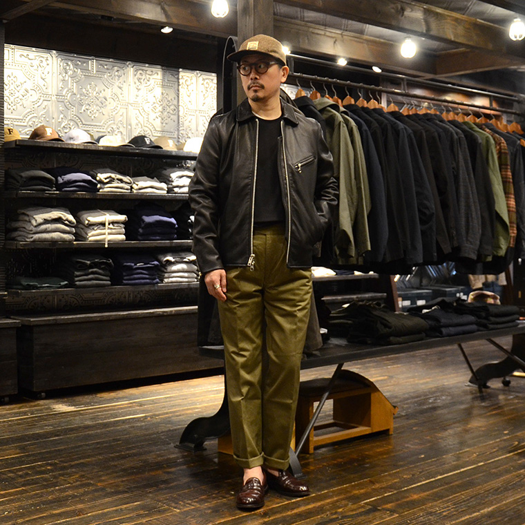 VANSON (バンソン) Explorer別注 ENFIELD-SLIM FITTED SOFT COW 