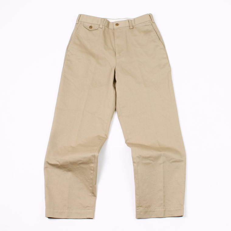 D.C.WHITE (ディーシーホワイト) DEADSTOCK WESTPOINT CHINO WIDE PANT - BEIGE