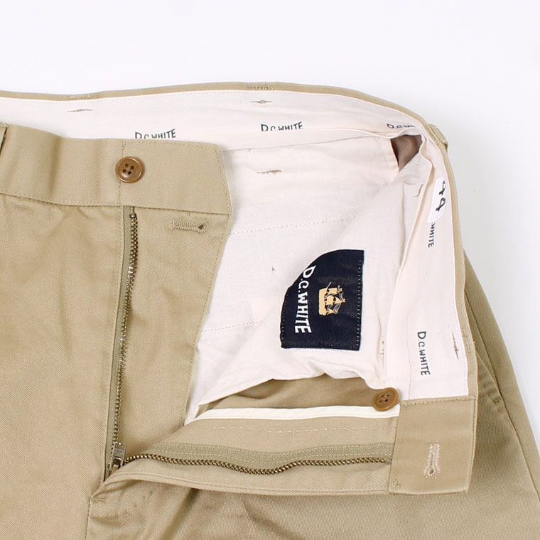 D.C.WHITE (ディーシーホワイト)  DEADSTOCK WESTPOINT CHINO WIDE PANT - BEIGE