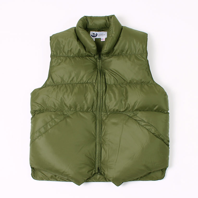 CRESCENT DOWN WORKS (クレセントダウンワークス) NORTH BY NORTHWEST VEST SF_SF - OLIVE_OLIVE