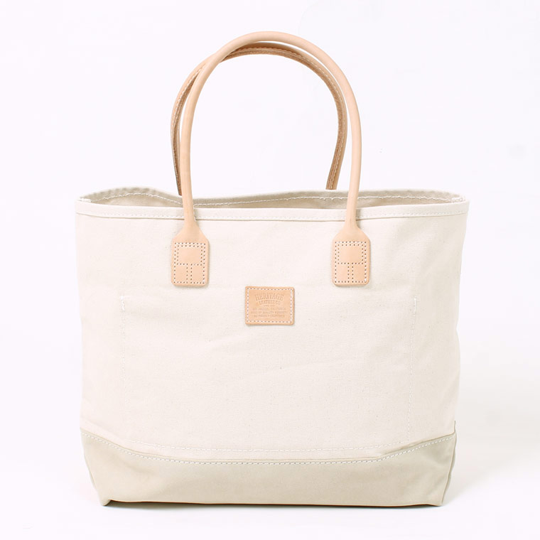 HERITAGE LEATHER (ヘリテイジレザー)  VINTAGE PATCH DAY TOTE - NATURAL_SAND SUEDE M