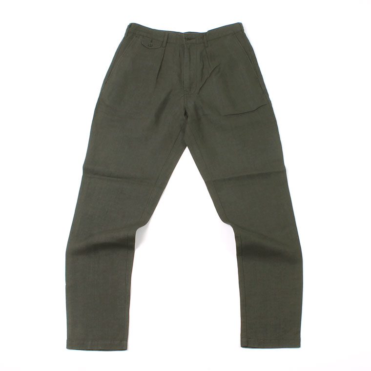 WORKERS (ワーカーズ)  SUMMER TROUSER - CHARCOAL LINEN