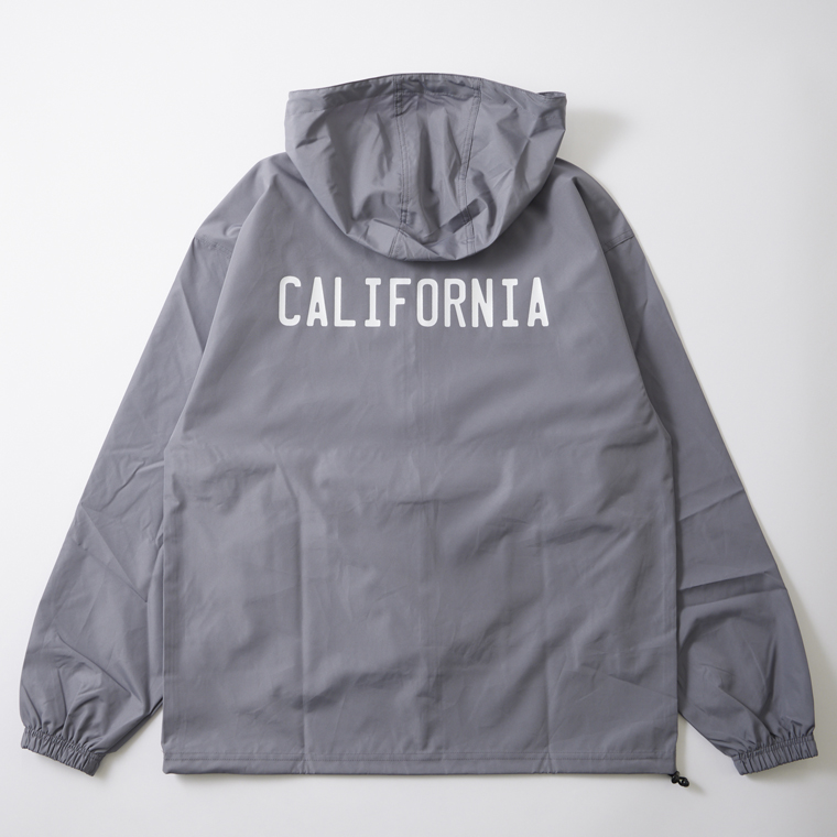 CALIFOLKS (カリフォークス)  CHAMPION PACKABLE ANORACK CALIFORNIA - CHARCOAL GREY