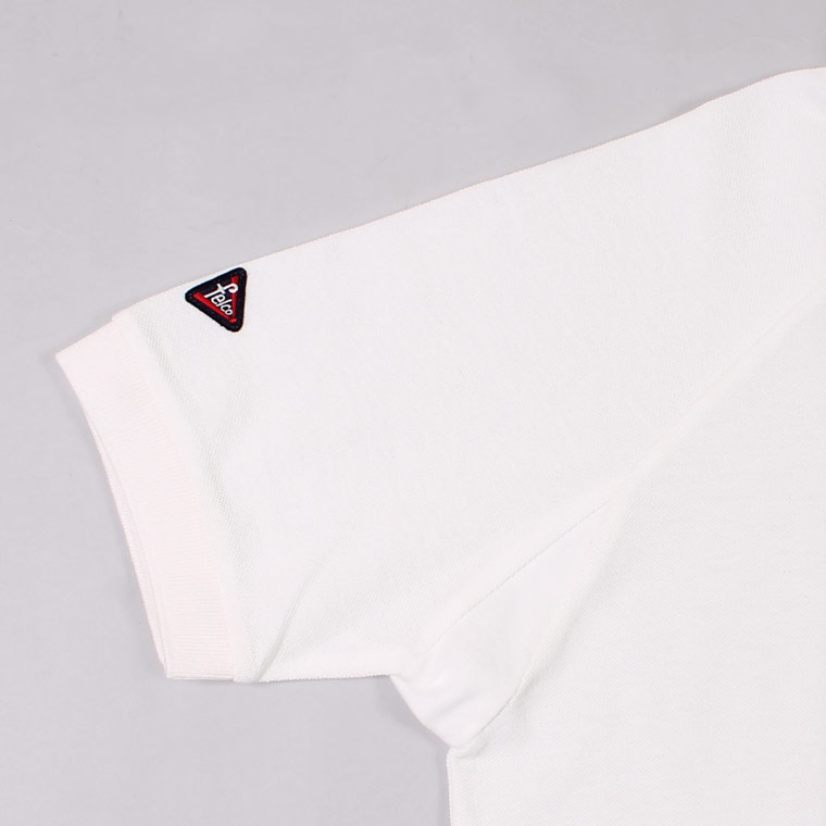 Munsingwear x FELCO (マンシングウェア x フェルコ)  S/S 60'S RAGLAN SLEEVE POLO - WHITE