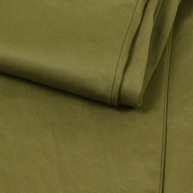 KEATON CHASE USA (キートンチェイスUSA) SAMPLE PLAIN FRONT TROUSER HIGH COUNT WEAPON - OLIVE