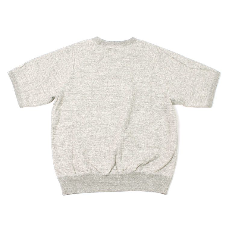 FELCO (フェルコ)  12oz TERRY S/S RELAX FIT RAGLAN SWEAT - TWISTED GREY