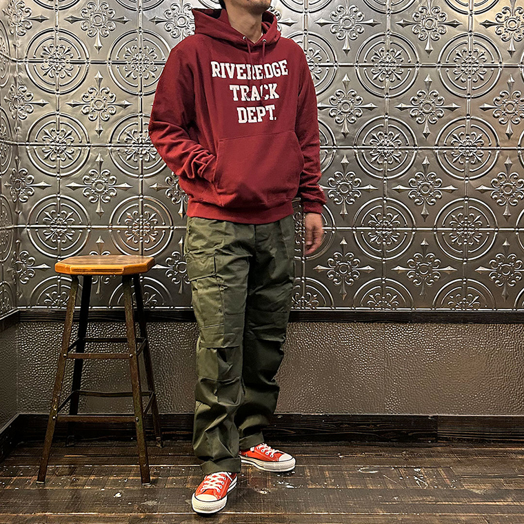 CALIFOLKS (カリフォークス)  CHAMPION REVERSE WEAVE HOODED PULLOVER SWEAT - CARDINAL_RIVEREDGE