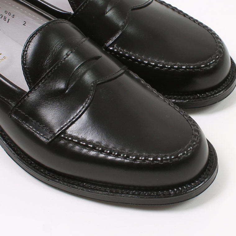 ALDEN (オールデン) CALF PENNY LOAFER WIDTH:D - BLACK 981 ペニー