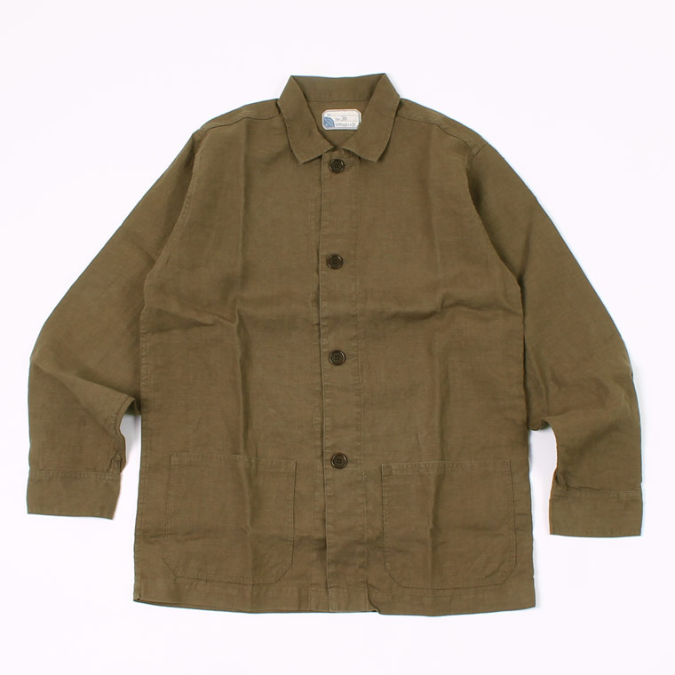 WORKERS (ワーカーズ) RELAX JACKET - BROWN LINEN