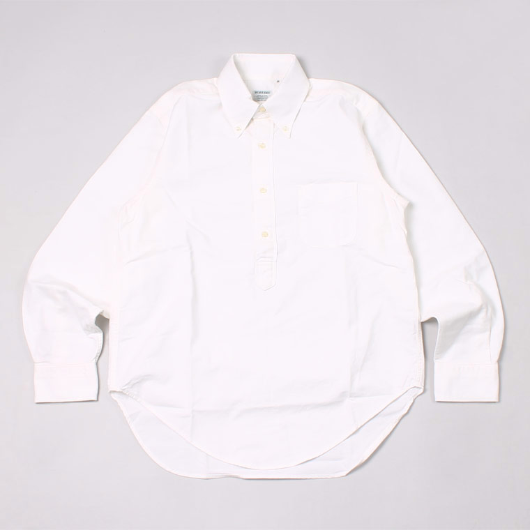 WORKERS (ワーカーズ) PULLOVER BD SHIRT - WHITE_SUPIMA_OX
