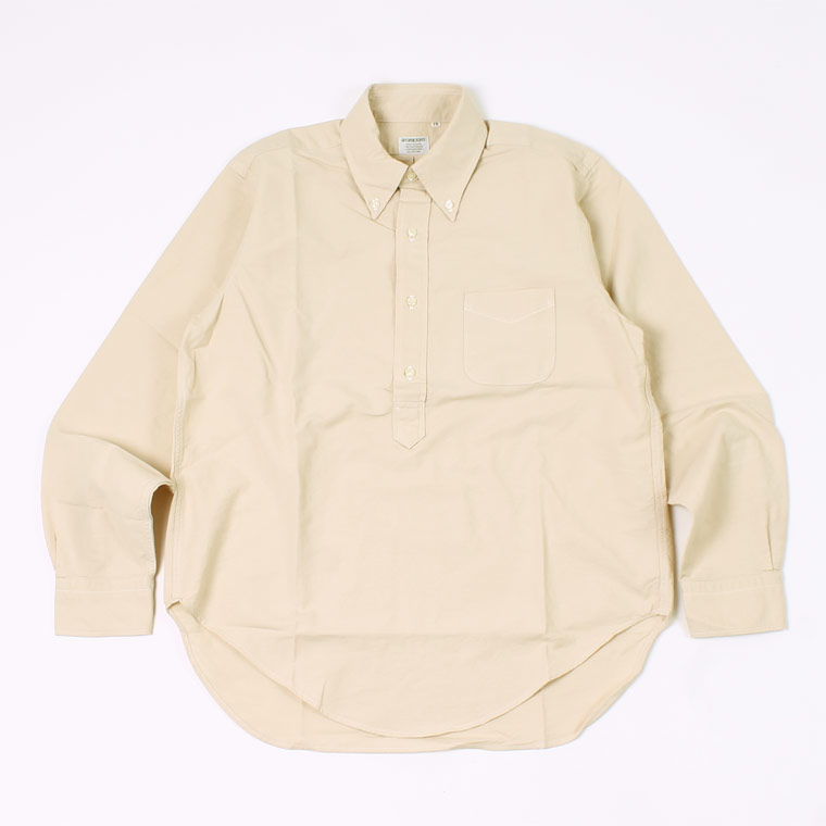 WORKERS (ワーカーズ) PULLOVER BD SHIRT - ECRU_SUPIMA_OX