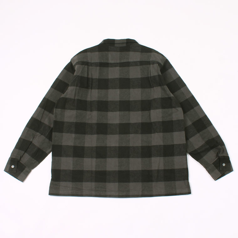 WORKERS (ワーカーズ) FLANNEL OPEN COLLAR SHIRT BUFFALO CHECK