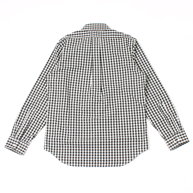 WORKERS (ワーカーズ)  MODIFIED BD SHIRT POPLIN  - BLACK GINGHAM CHECK