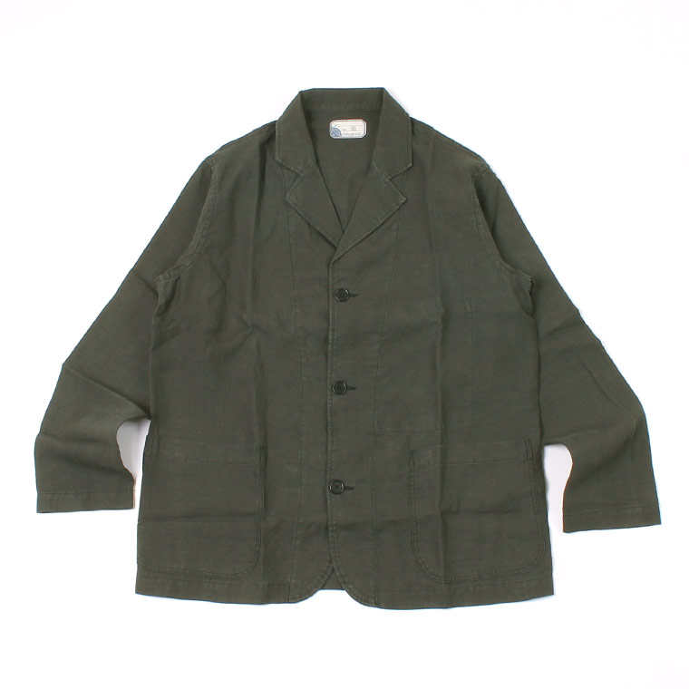 WORKERS (ワーカーズ)  RELAX JACKET - CHARCOAL LINEN