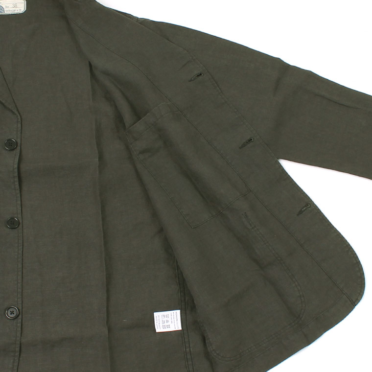 WORKERS (ワーカーズ)  RELAX JACKET - CHARCOAL LINEN