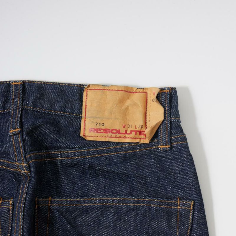 RESOLUTE (リゾルト) 710 ONE WASH - 66 TYPE INDIGO ジーンズ