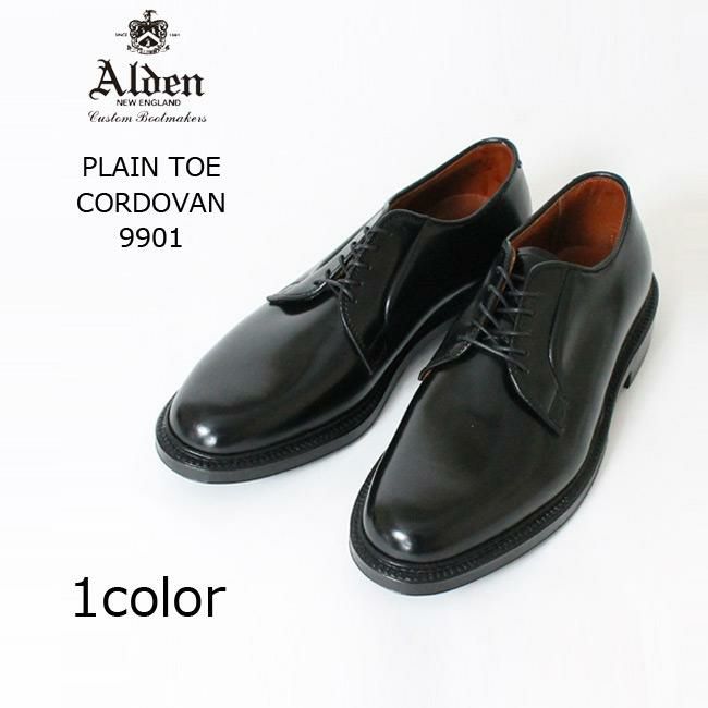ALDEN (オールデン) PLAIN TOE-CORDOVAN - 9901 コードバン 短靴 通販