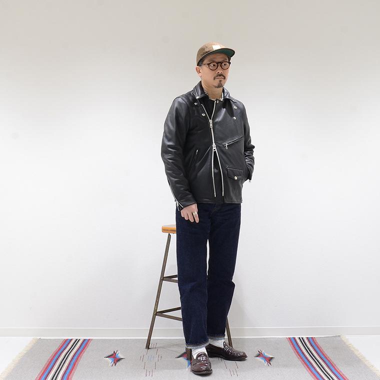 C*e様 ライダーズジャケット　VANSON バンソン　VS23108W Ｌサイ vs23108w-1.jpg