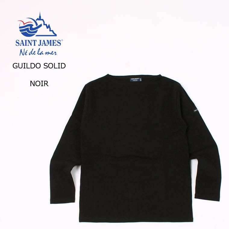 SAINT JAMES (セントジェームス) GUILDO SOLID - NOIR ギルド バスク