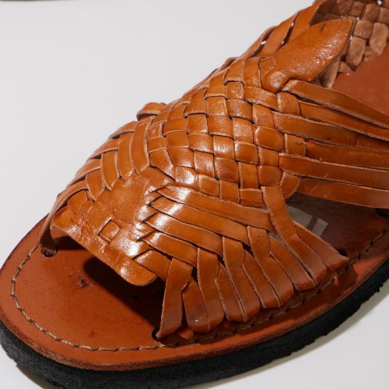 ワラチサンダル　ダークブラウン HUARACHE (ワラチ) PACHUCO CLASICO レザーサンダル メキシカン