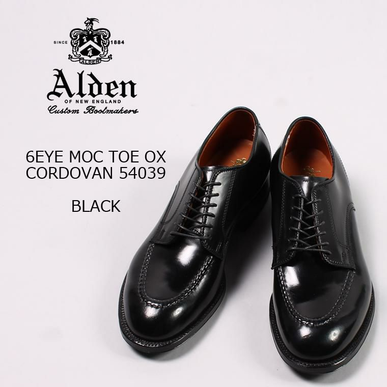 ALDEN (オールデン) 6EYE MOC TOE OX - CORDOVAN 54039 モックトゥ 