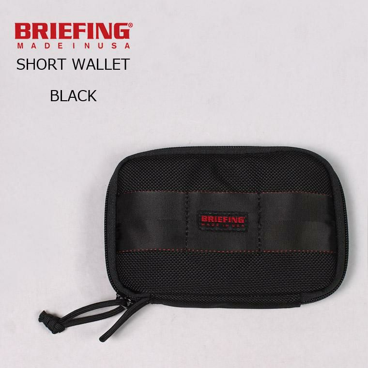 [MADE IN USA] BRIEFING [SHORT WALLET][BRM181601][BLACK] ブリーフィング ショートウォレット  ブラック