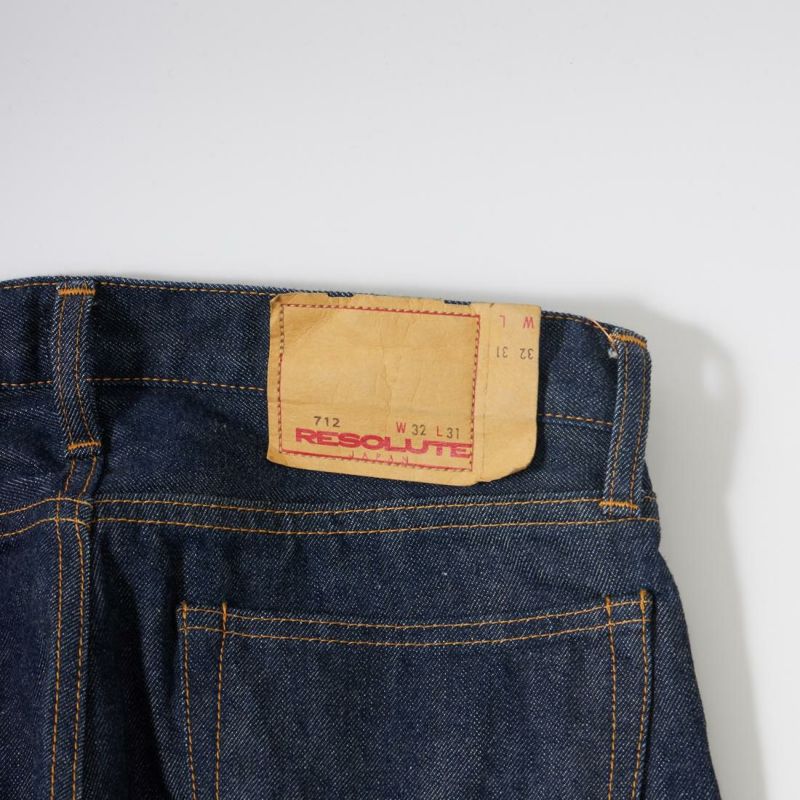 RESOLUTE (リゾルト) 712 ONE WASH - LENGTH 31 [WAIST26-34