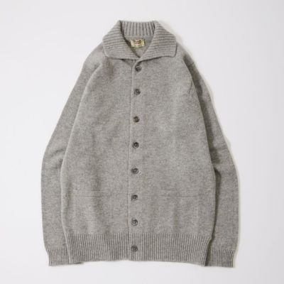 WILLIAM LOCKIE (ウィリアムロッキー) LAMBSWOOL 8BUTTON CARDIGAN