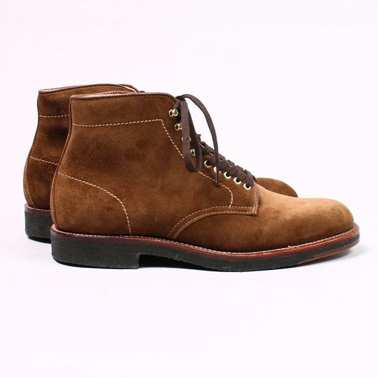 ALDEN (オールデン) SUEDE MILITARY LAST PLAIN TOE BOOT 46054H