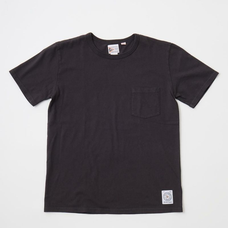 フェルコのアメリカ製ポケットＴシャツ、カラーはブラック