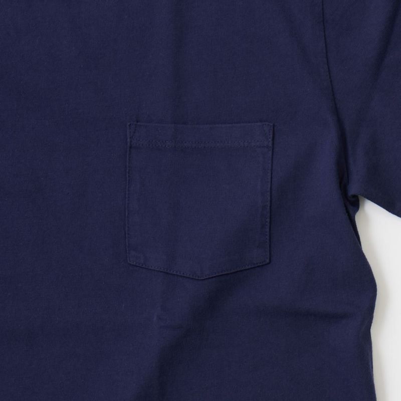 フェルコのアメリカ製ポケットＴシャツ、カラーはネイビー