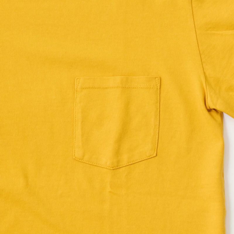 フェルコのアメリカ製ポケットＴシャツ、カラーはマスタード