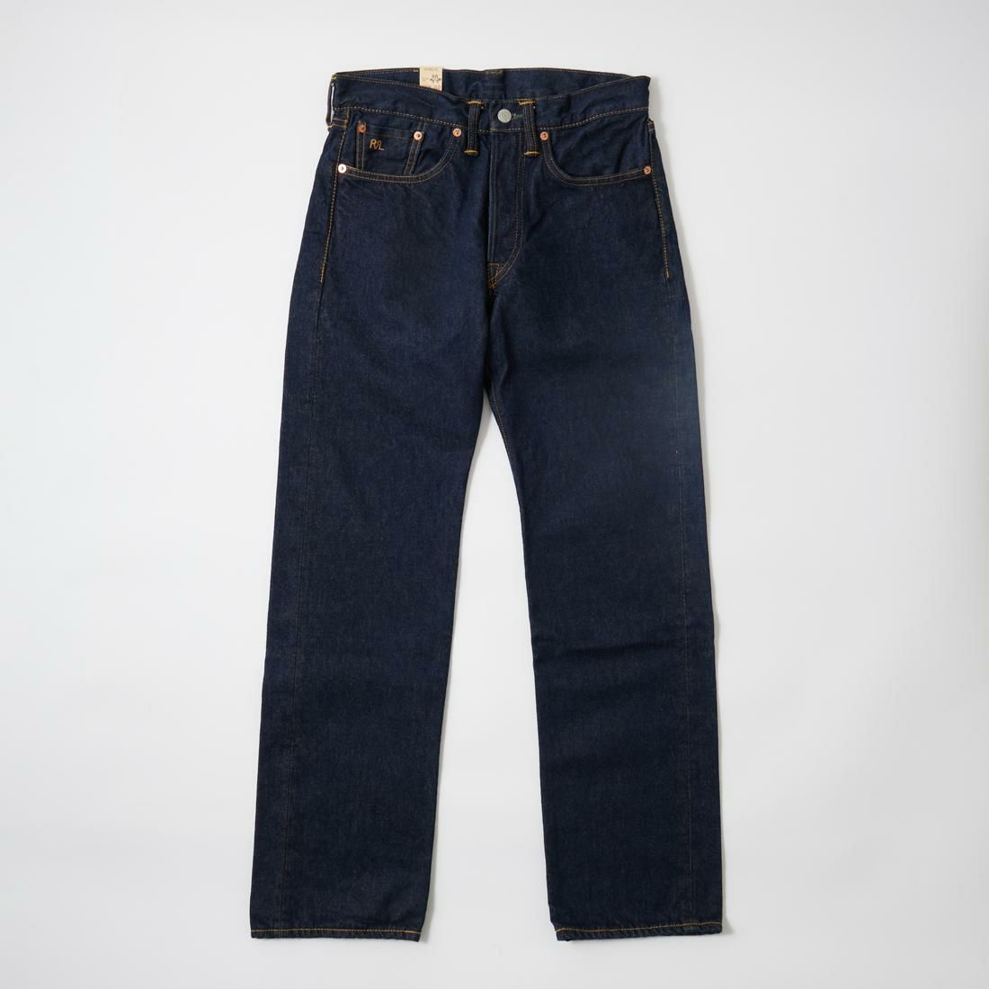 RRL(ﾀﾞﾌﾞﾙｱｰﾙｴﾙ)で定番モデルとなっているストレートレッグデニムパンツ