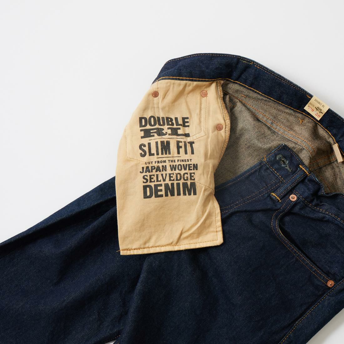 RRL(ﾀﾞﾌﾞﾙｱｰﾙｴﾙ)で定番モデルとなっているセルビッジデニムパンツ