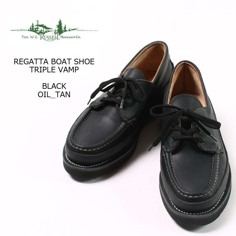 RUSSELL MOCCASIN (ラッセルモカシン) REGATTA BOAT SHOE TRIPLE VAMP トリプルバンプ 革靴 通販