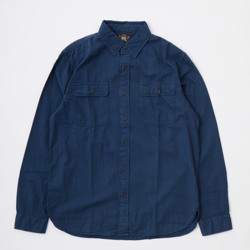 RRL(ﾀﾞﾌﾞﾙｱｰﾙｴﾙ)の春夏モデル、コットンツイルを使用したマットロックワークシャツ