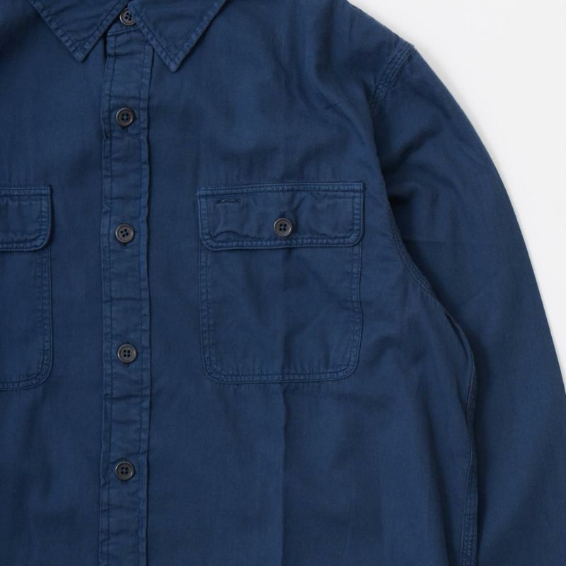 RRL(ﾀﾞﾌﾞﾙｱｰﾙｴﾙ)の春夏モデル、コットンツイルを使用したマットロックワークシャツ