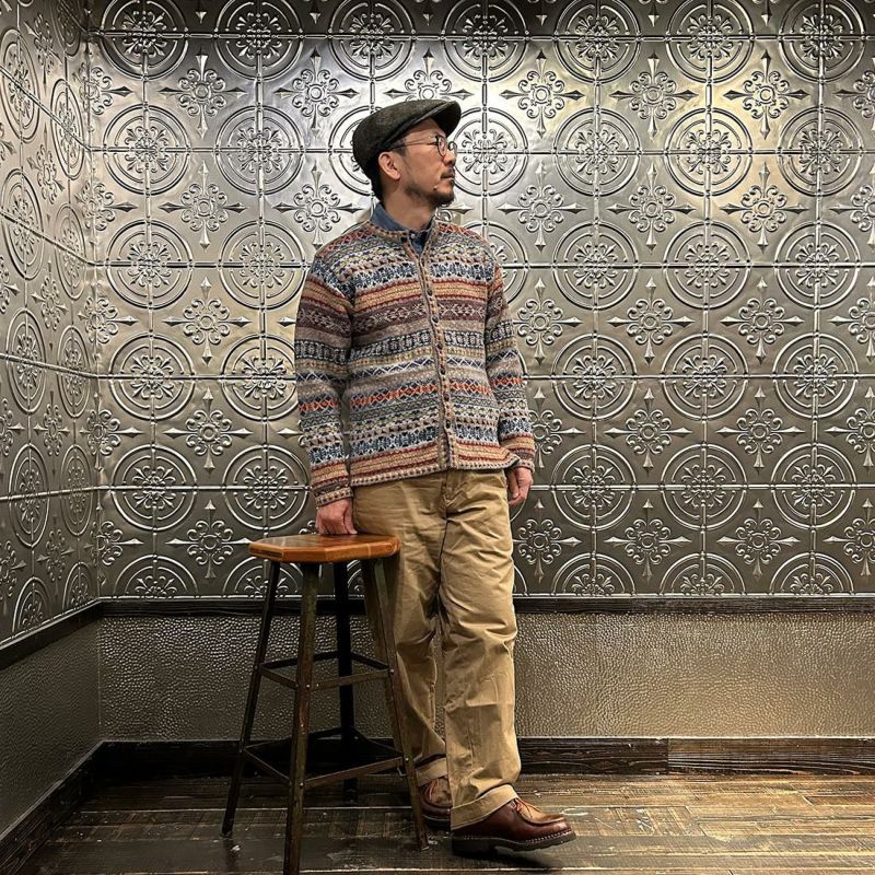 Jamieson's ニットロングカーディガン Jamieson´s ニットロングカーディガン