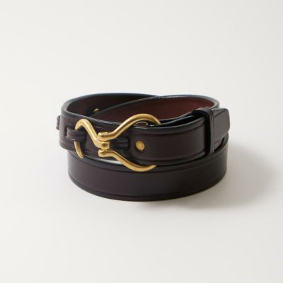 TORY LEATHER (トリーレザー)  1.25 INCH HOOF PICK BELT - HAVANA_BRASS
