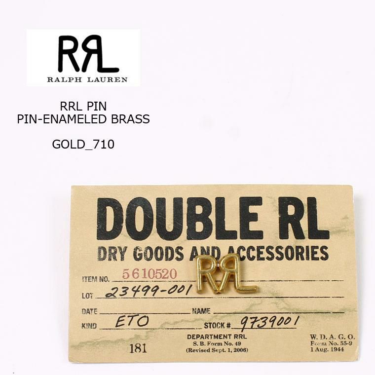 RRL(ﾀﾞﾌﾞﾙｱｰﾙｴﾙ)で定番モデルとなっているピンバッチ