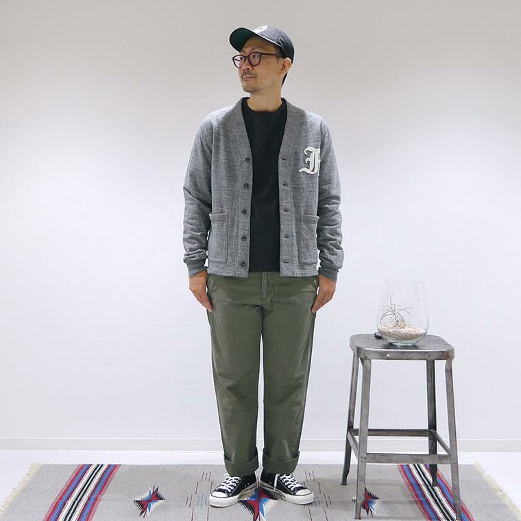 Felco スウェット　ジップアップ　カーディガン　S　グレー FELCO (フェルコ) メンズ スウェット カーディガン 日本製 国産 通販