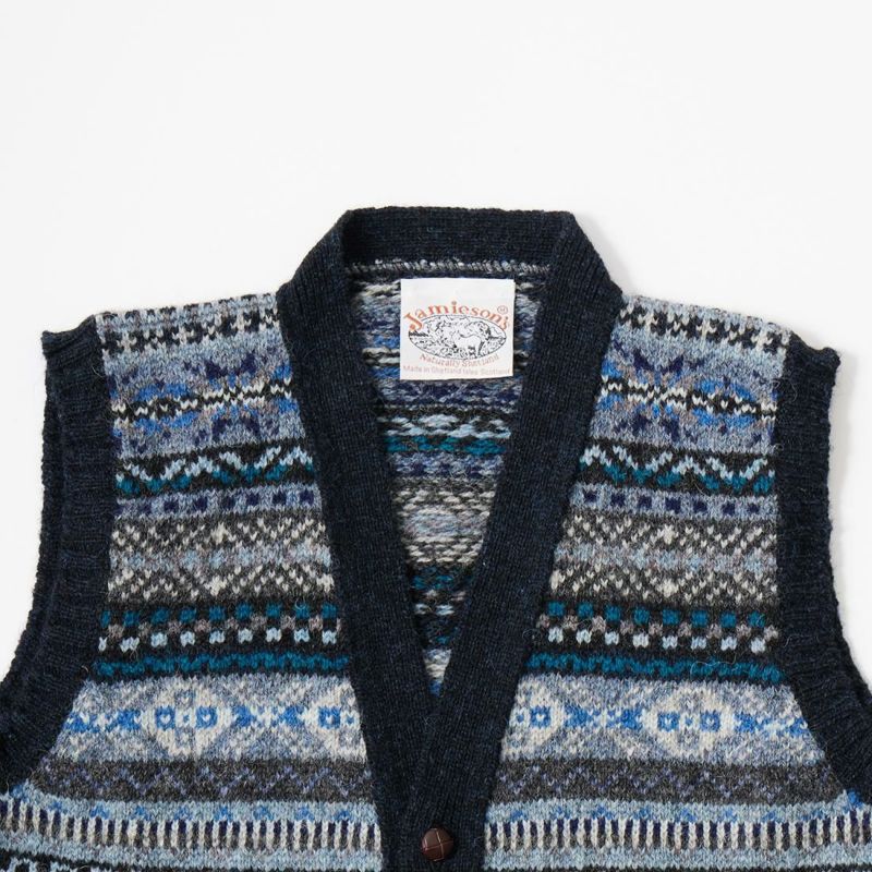 JAMIESON'S (ジャミーソンズ) AOFI VEE NECK WAISTCOAT JAMIESON'S (ジャミーソンズ) AOFI VEE NECK WAISTCOAT
